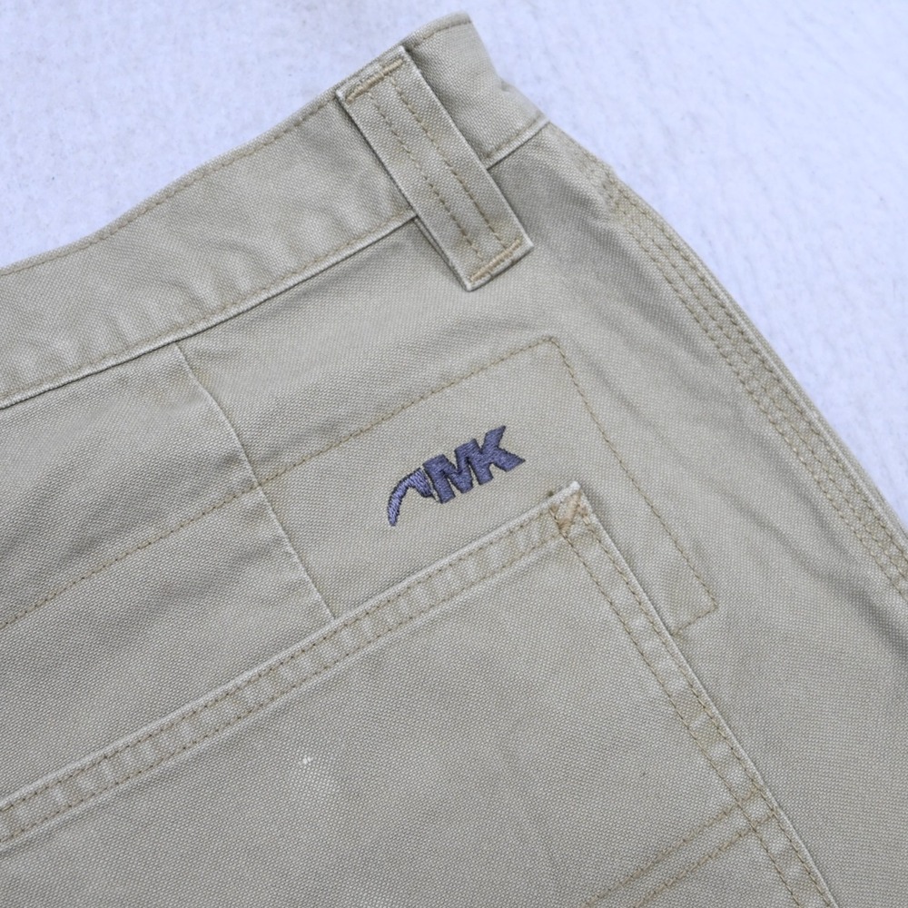 Mountain Khakis Original Mountain Pants Beige Flat Front Mens Size 36* x 29*